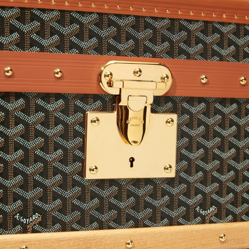 Mala Goyard COURRIER TRUNK Pretas Marrom | GY-YTA5675