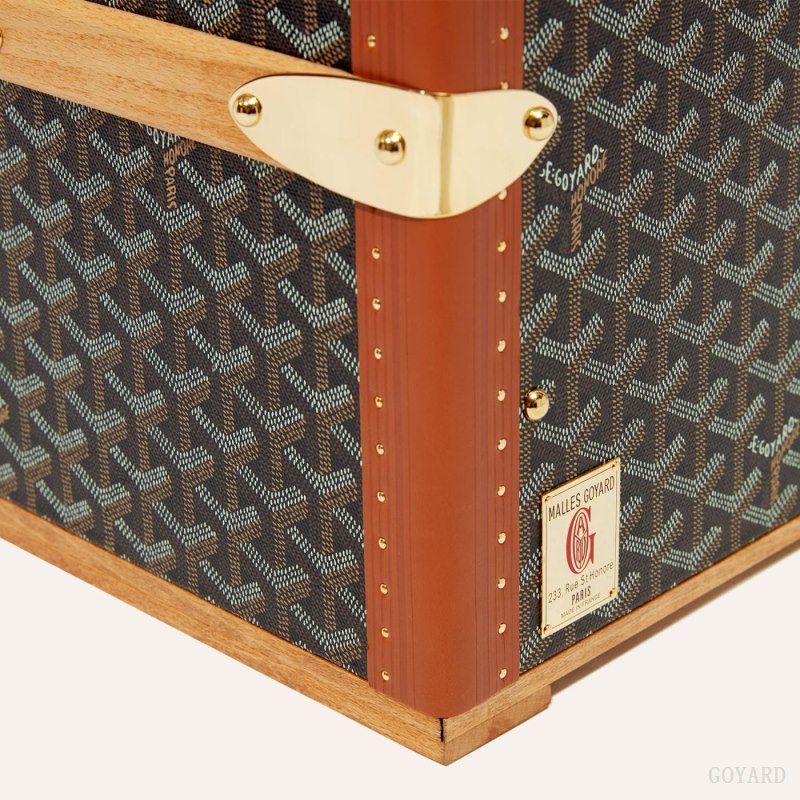Mala Goyard COURRIER TRUNK Pretas Marrom | GY-YTA5675