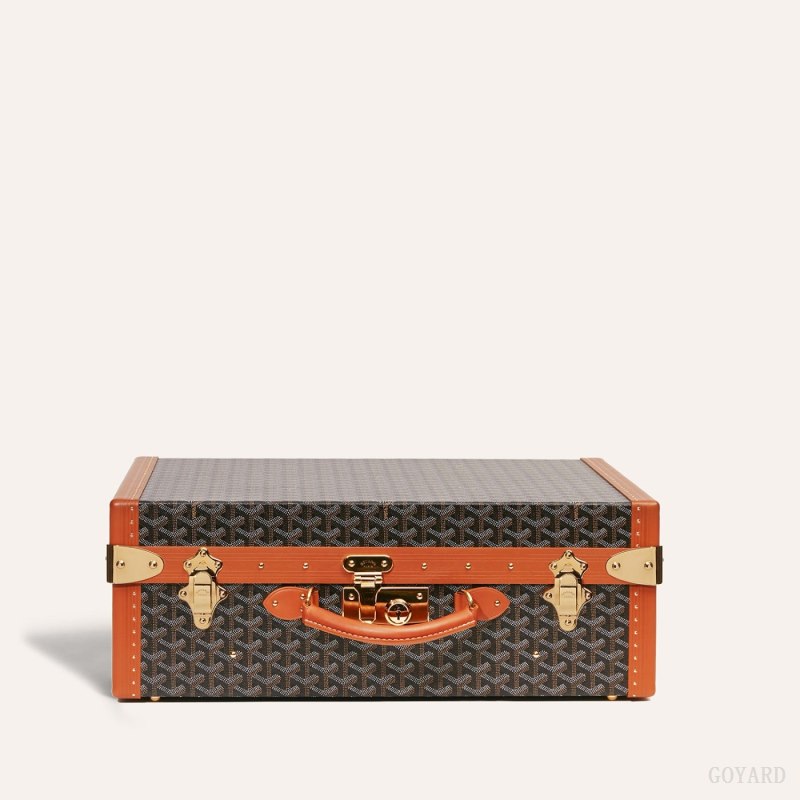 Mala Goyard GRAND HÔTEL 50 CASE Pretas Marrom | GY-KNI7208