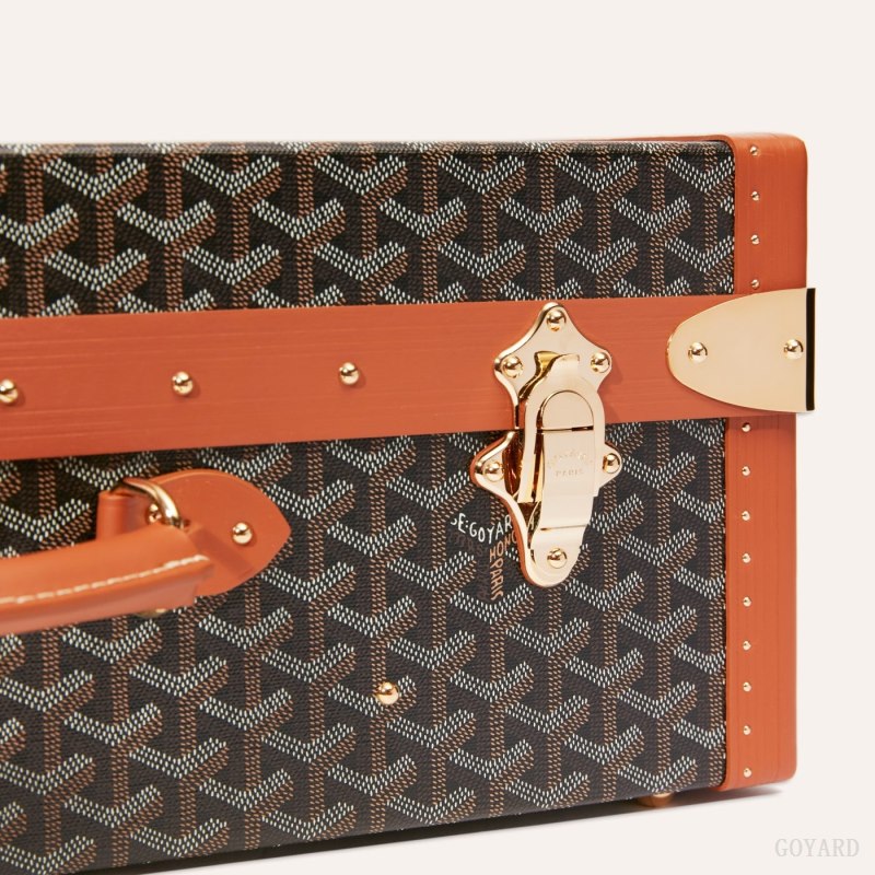 Mala Goyard GRAND HÔTEL 50 CASE Pretas Marrom | GY-KNI7208