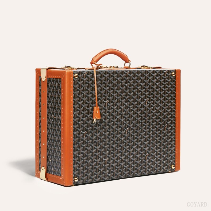 Mala Goyard GRAND HÔTEL 50 CASE Pretas Marrom | GY-KNI7208