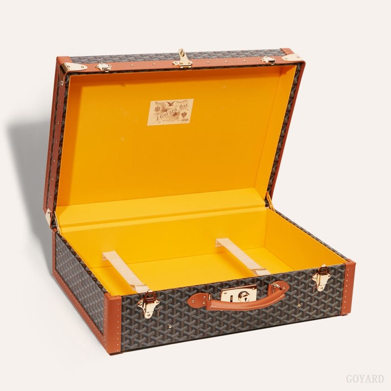 Mala Goyard GRAND HÔTEL 55 CASE Pretas Marrom | GY-NLN8535