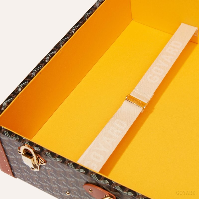Mala Goyard GRAND HÔTEL 55 CASE Pretas Marrom | GY-NLN8535