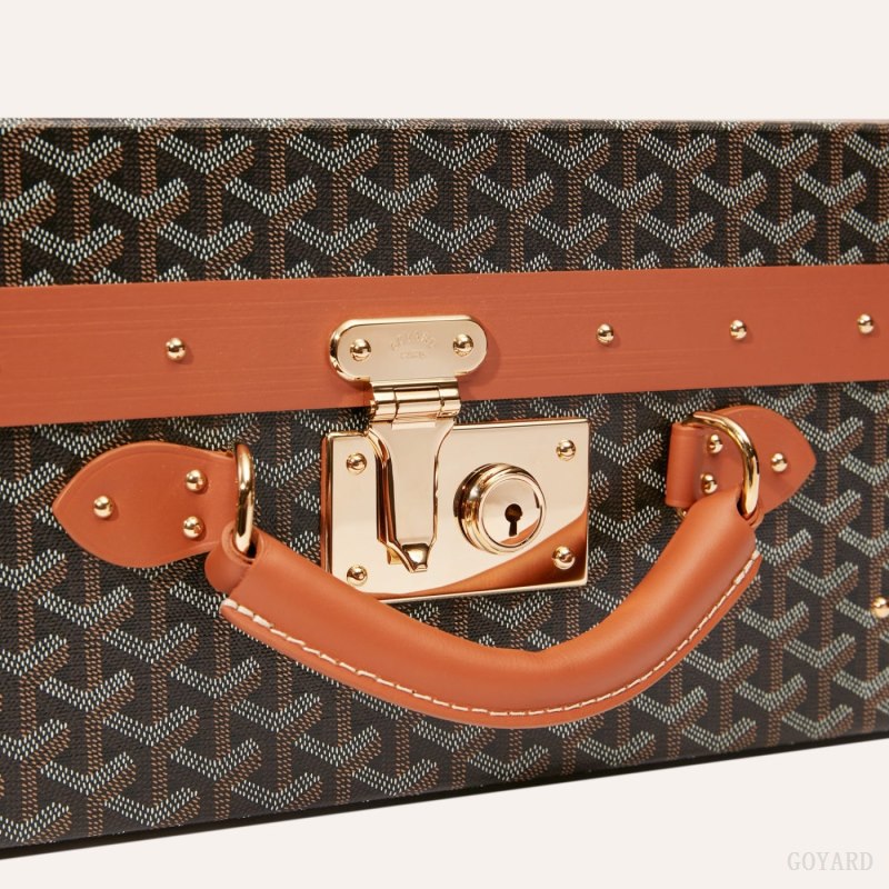 Mala Goyard GRAND HÔTEL 55 CASE Pretas Marrom | GY-NLN8535