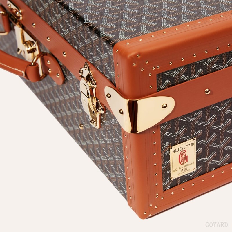 Mala Goyard GRAND HÔTEL 55 CASE Pretas Marrom | GY-NLN8535