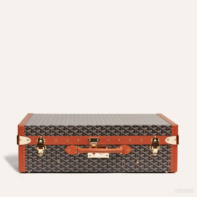 Mala Goyard GRAND HÔTEL 60 CASE Pretas Marrom | GY-AZX5464