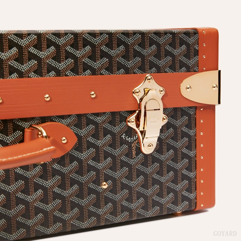 Mala Goyard GRAND HÔTEL 60 CASE Pretas Marrom | GY-AZX5464