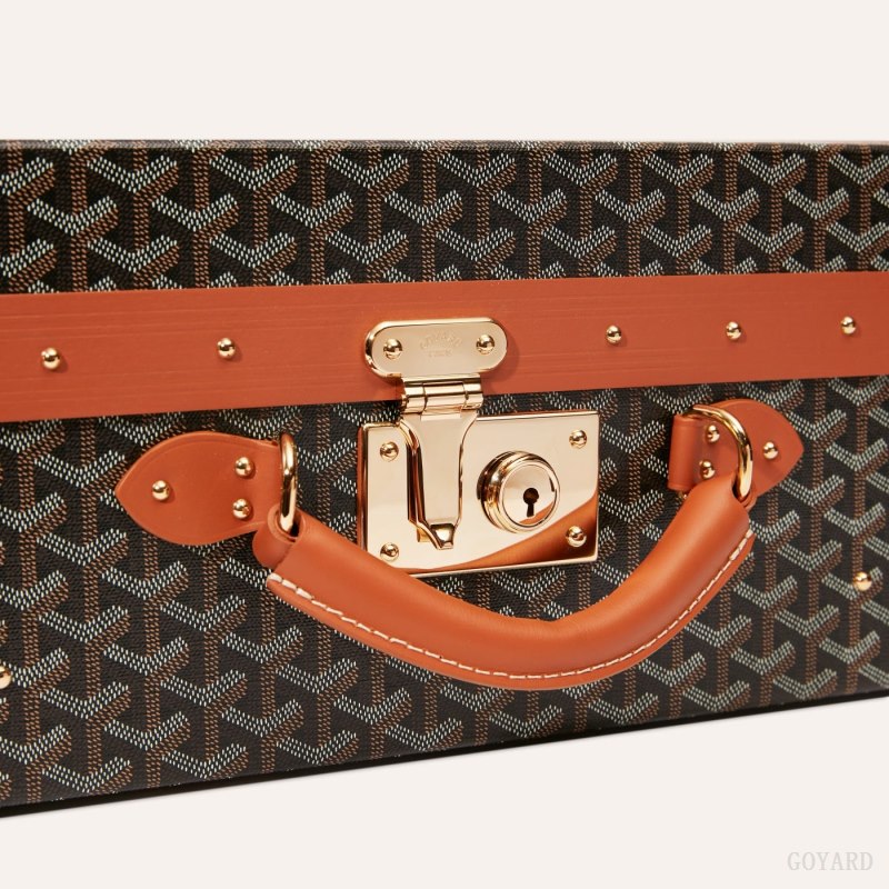 Mala Goyard GRAND HÔTEL 60 CASE Pretas Marrom | GY-AZX5464