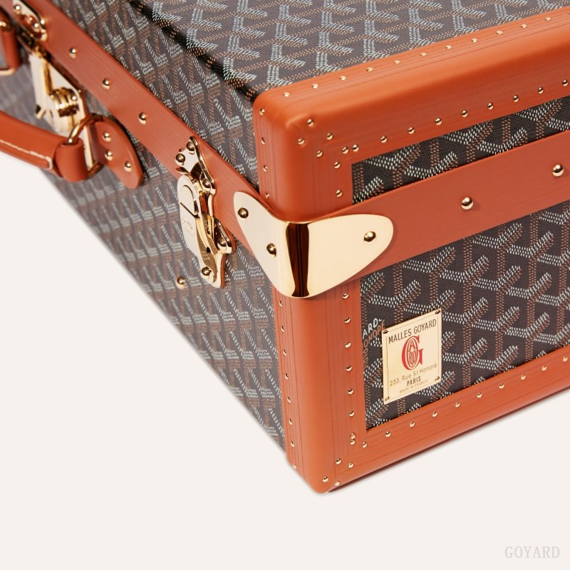 Mala Goyard GRAND HÔTEL 60 CASE Pretas Marrom | GY-AZX5464