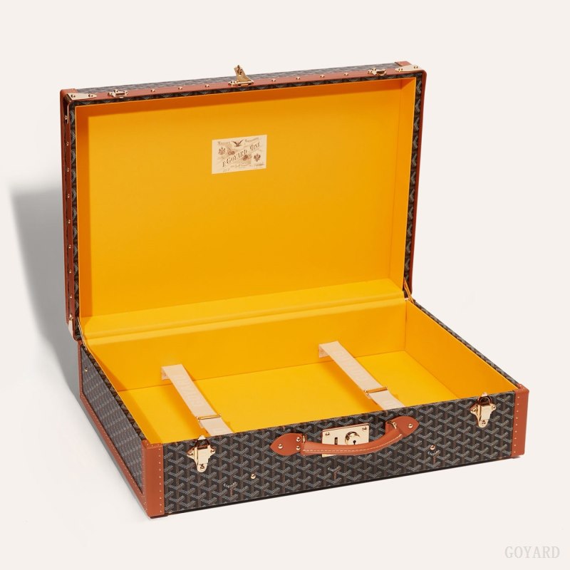 Mala Goyard GRAND HÔTEL 65 CASE Pretas Marrom | GY-AUK6855