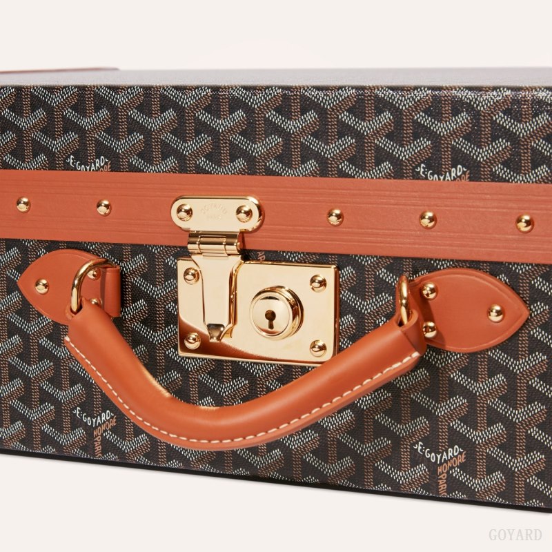 Mala Goyard GRAND HÔTEL 65 CASE Pretas Marrom | GY-AUK6855