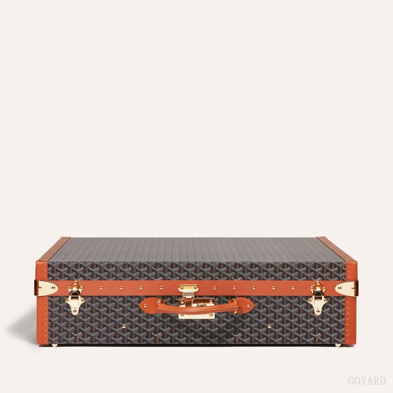 Mala Goyard GRAND HÔTEL 70 CASE Pretas Marrom | GY-PLD0067