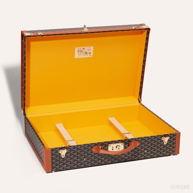 Mala Goyard GRAND HÔTEL 70 CASE Pretas Marrom | GY-PLD0067