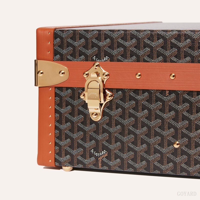 Mala Goyard GRAND HÔTEL 70 CASE Pretas Marrom | GY-PLD0067