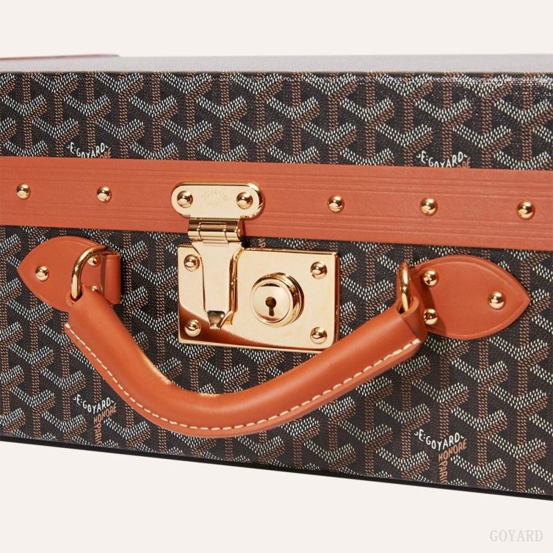 Mala Goyard GRAND HÔTEL 70 CASE Pretas Marrom | GY-PLD0067