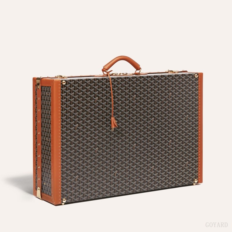Mala Goyard GRAND HÔTEL 70 CASE Pretas Marrom | GY-PLD0067