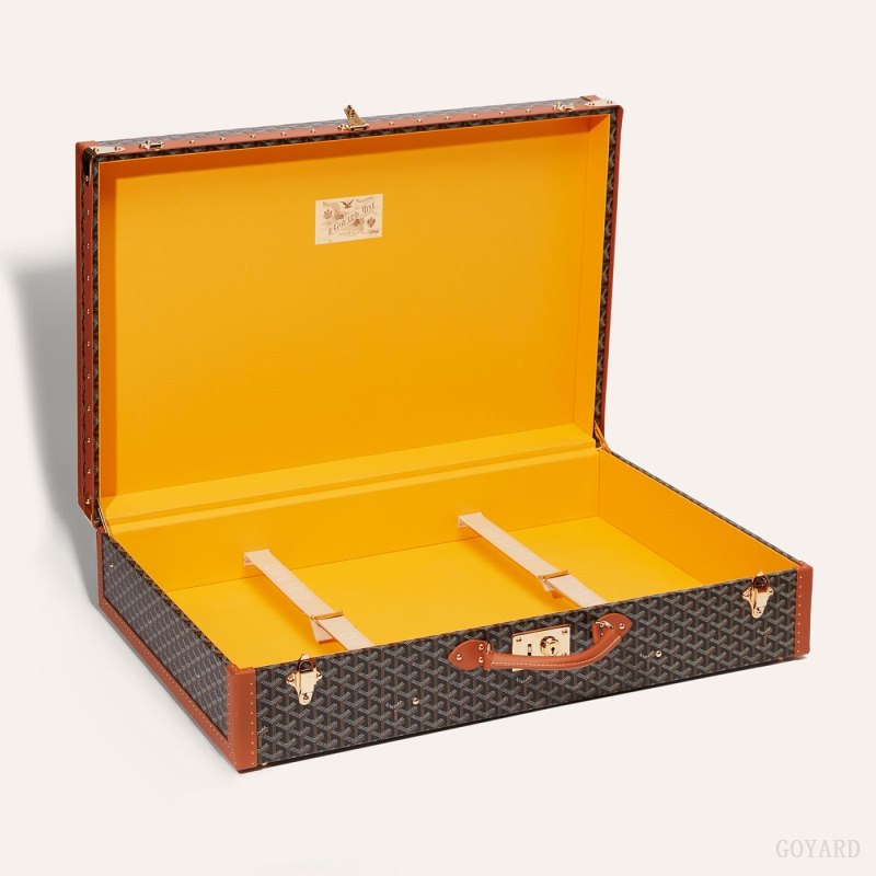 Mala Goyard GRAND HÔTEL 80 CASE Pretas Marrom | GY-APF1312