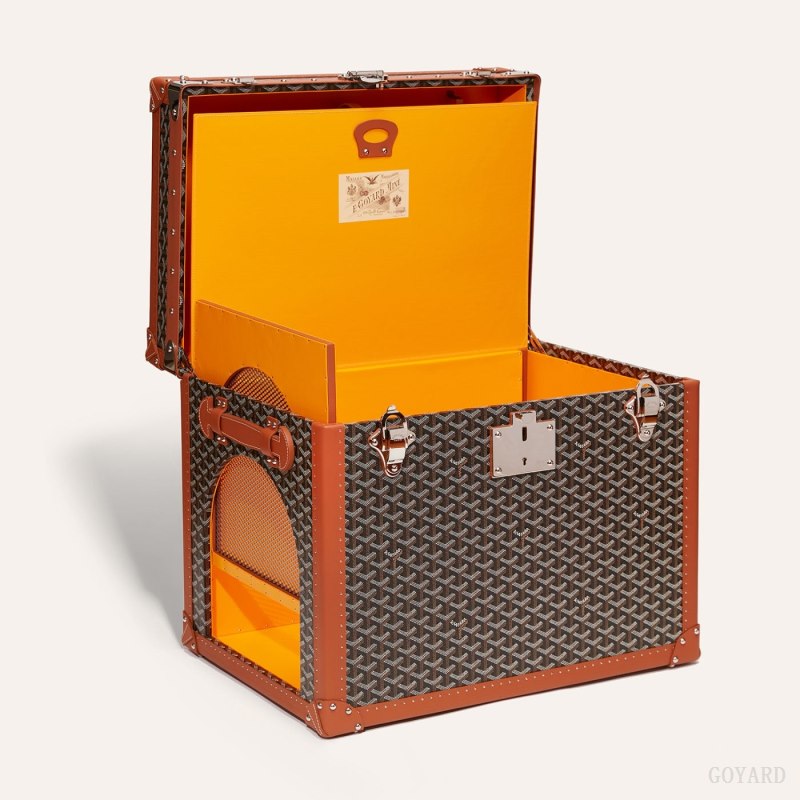Mala Goyard NICHE TRUNK Pretas Marrom | GY-ZKN2360