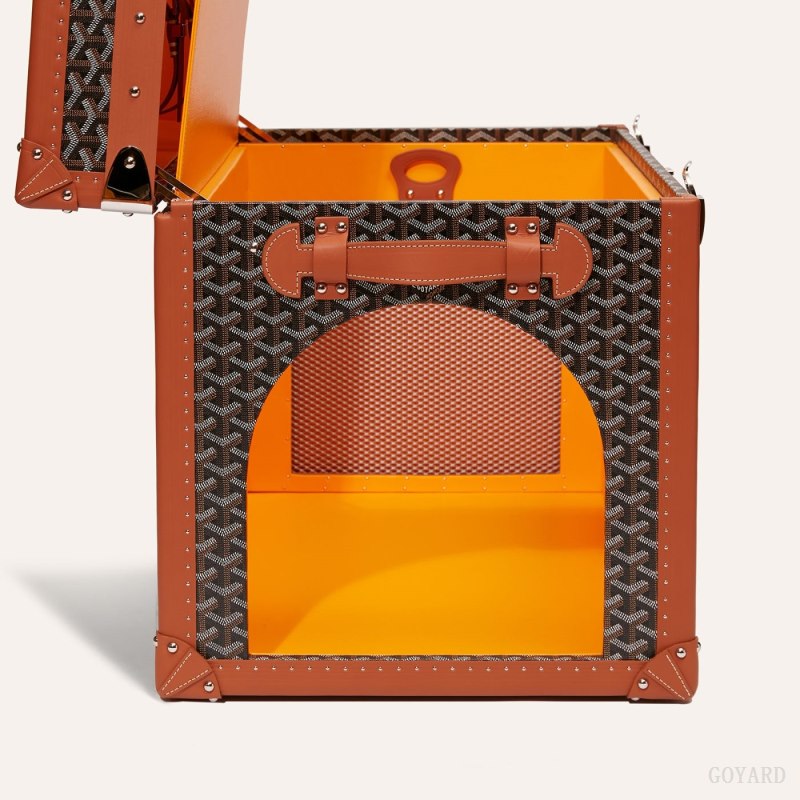 Mala Goyard NICHE TRUNK Pretas Marrom | GY-ZKN2360
