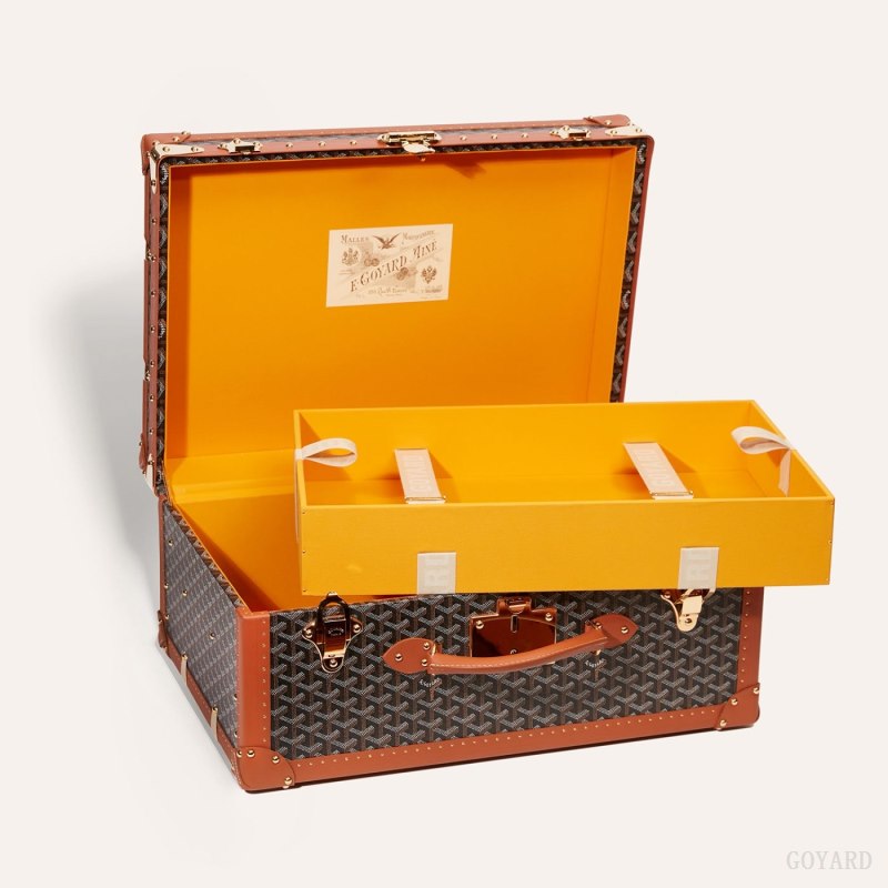 Mala Goyard PALACE 55 SUITCASE Pretas Marrom | GY-GQO8876