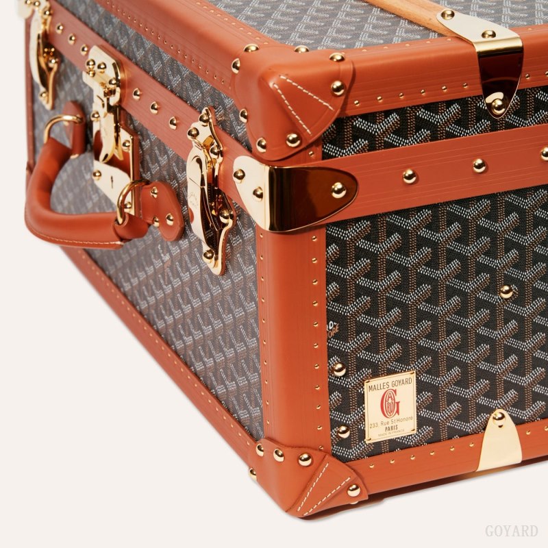 Mala Goyard PALACE 55 SUITCASE Pretas Marrom | GY-GQO8876