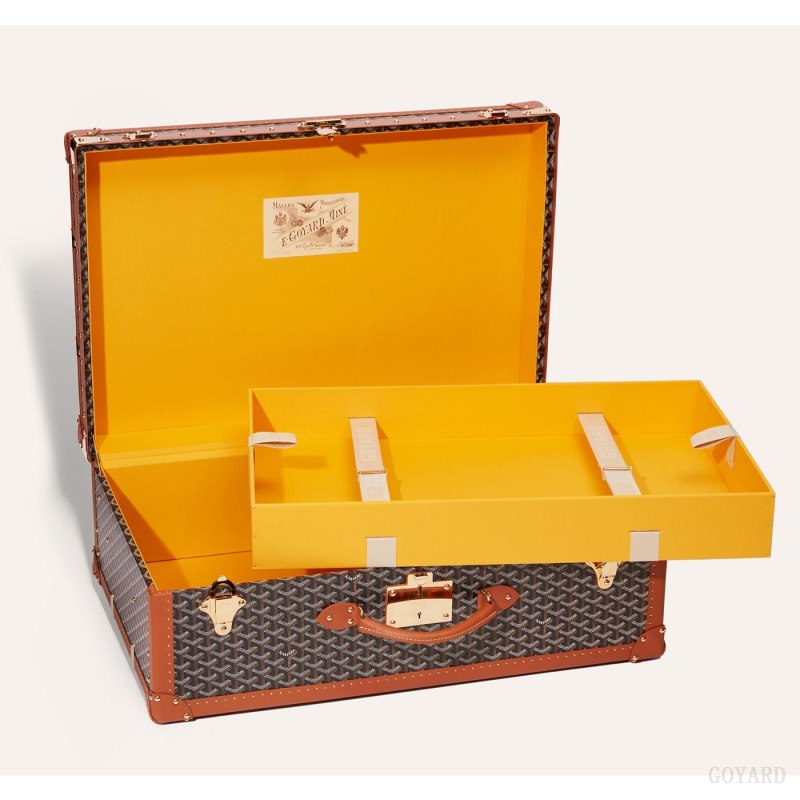 Mala Goyard PALACE 70 SUITCASE Pretas Marrom | GY-CIA3625