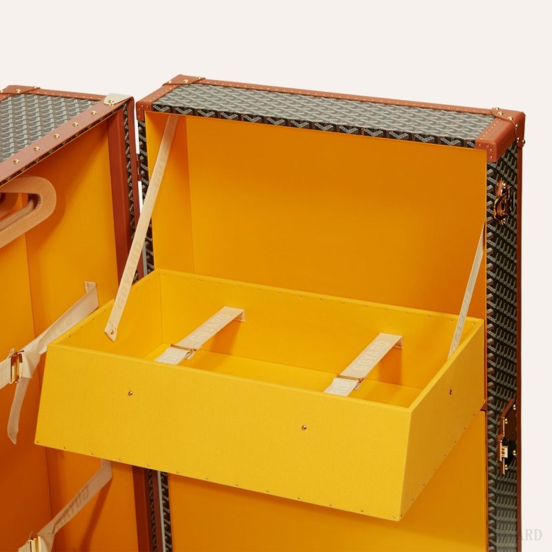 Mala Goyard PULLMAN TRUNK Pretas Marrom | GY-EYC2286