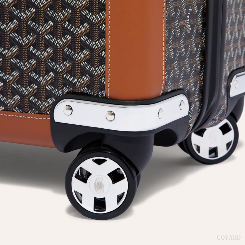 Mala Goyard SATOLAS GM ROLLING SUITCASE Pretas Marrom | GY-LNL8138