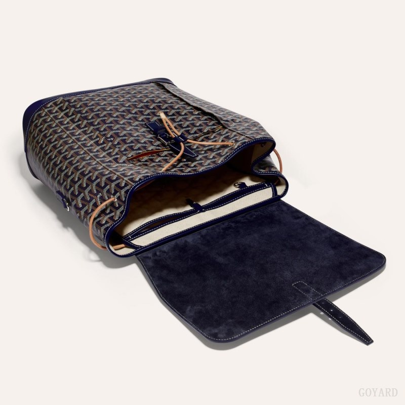 Mochilas Goyard ALPIN MM BACKPACK Azul Marinho Azuis | GY-UQI4732