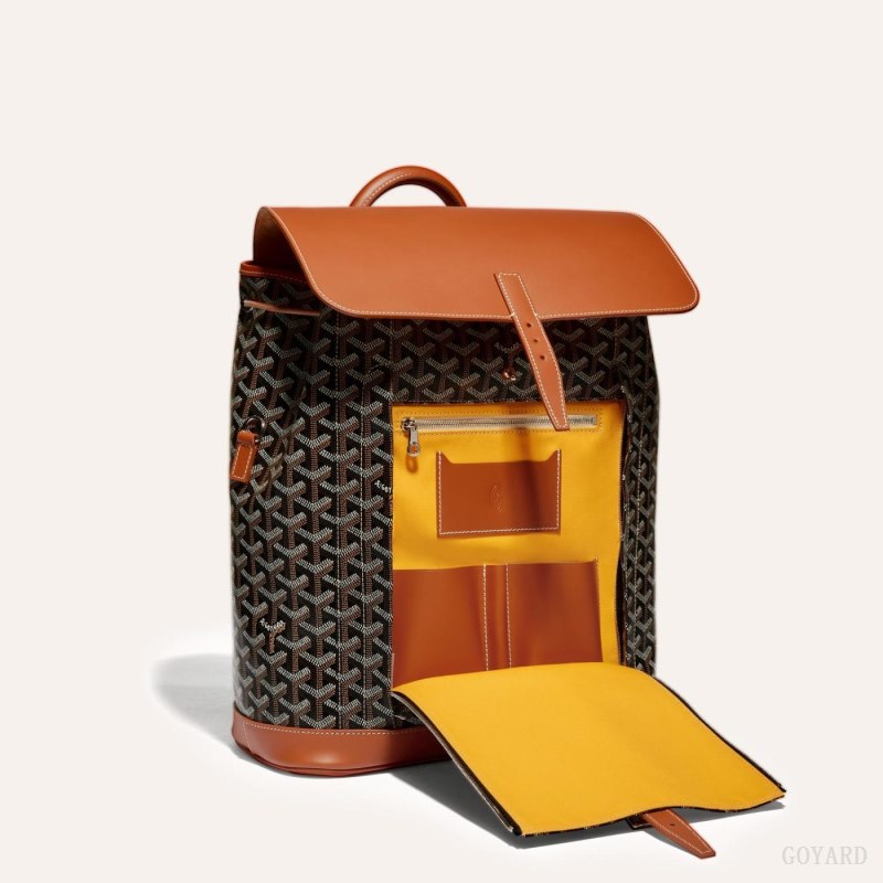 Mochilas Goyard ALPIN MM BACKPACK Pretas Marrom | GY-HQA0127