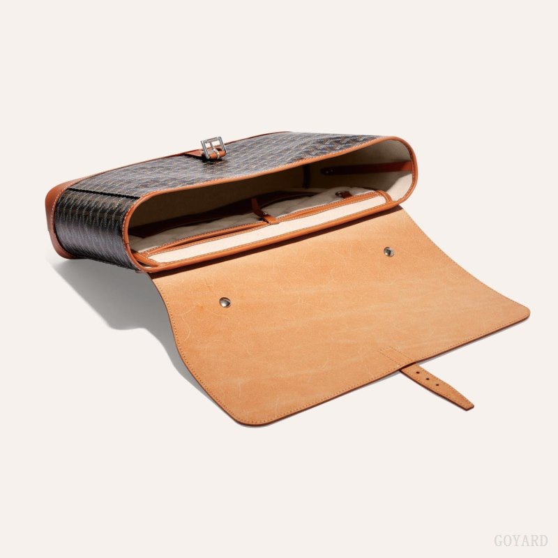 Mochilas Goyard CITADIN PM MESSENGER BAG Pretas Marrom | GY-SLQ1213