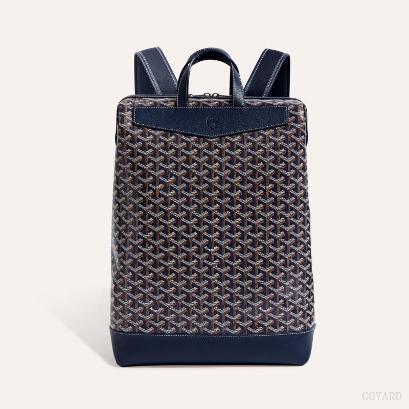 Mochilas Goyard Cisalpin Backpack Azul Marinho Azuis | GY-JRF2697