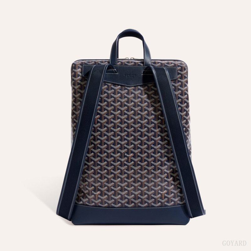Mochilas Goyard Cisalpin Backpack Azul Marinho Azuis | GY-JRF2697
