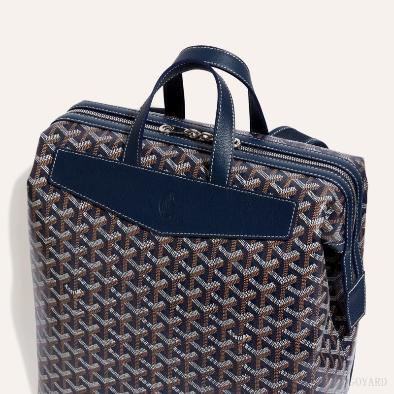 Mochilas Goyard Cisalpin Backpack Azul Marinho Azuis | GY-JRF2697