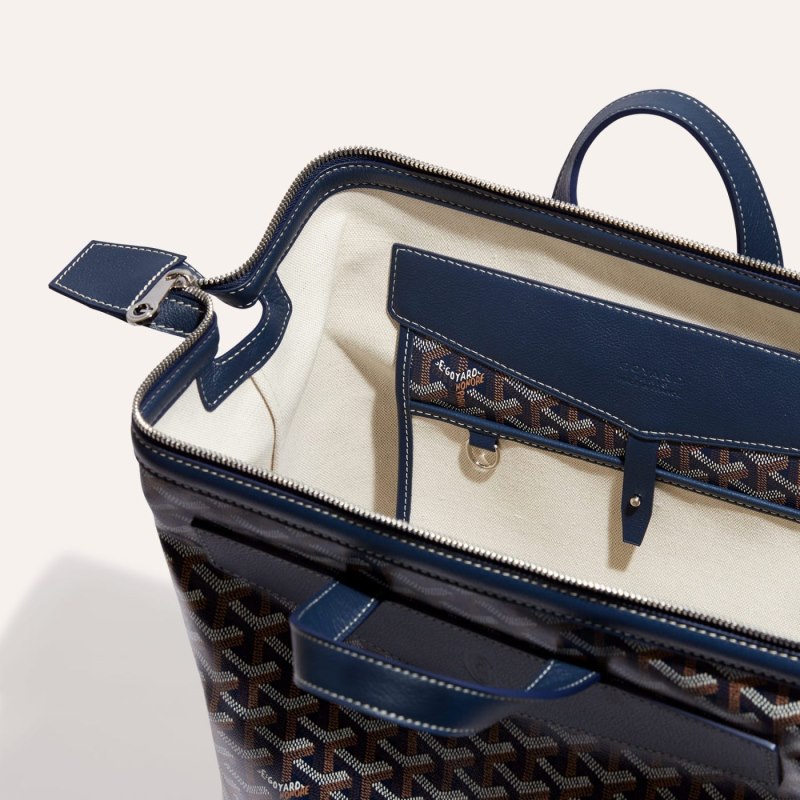 Mochilas Goyard Cisalpin Backpack Azul Marinho Azuis | GY-JRF2697