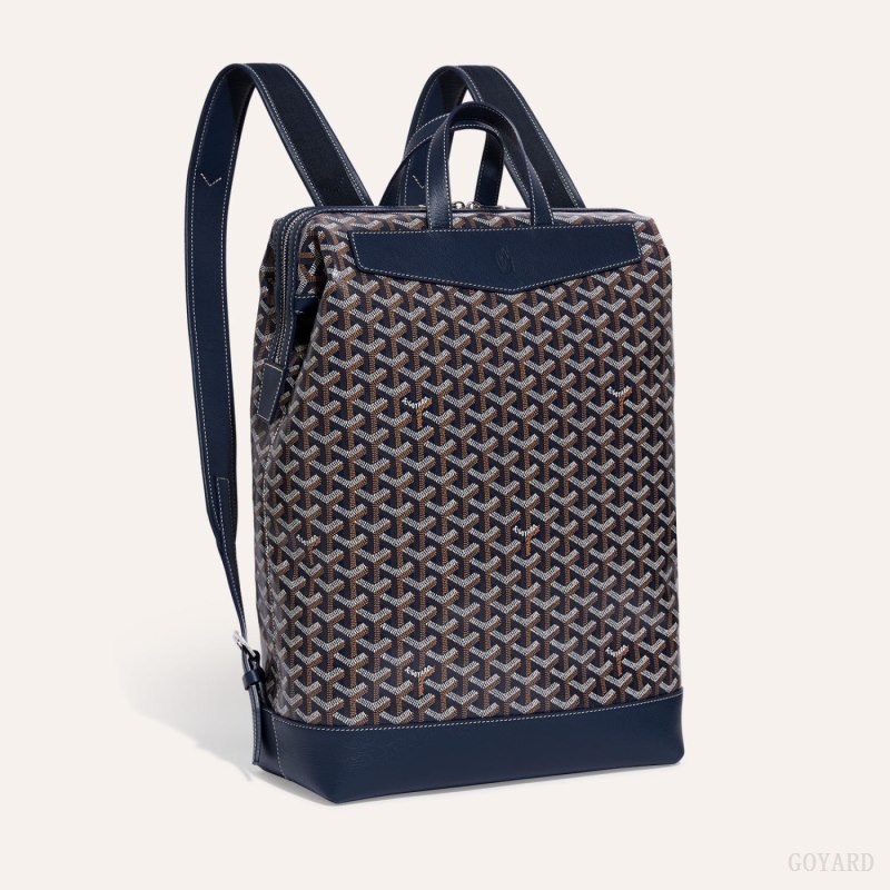 Mochilas Goyard Cisalpin Backpack Azul Marinho Azuis | GY-JRF2697