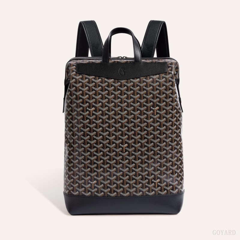 Mochilas Goyard Cisalpin Backpack Pretas | GY-TLB4070