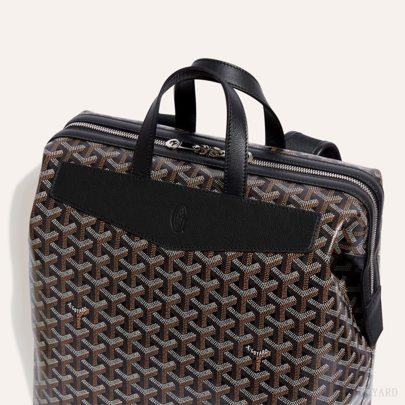 Mochilas Goyard Cisalpin Backpack Pretas | GY-TLB4070
