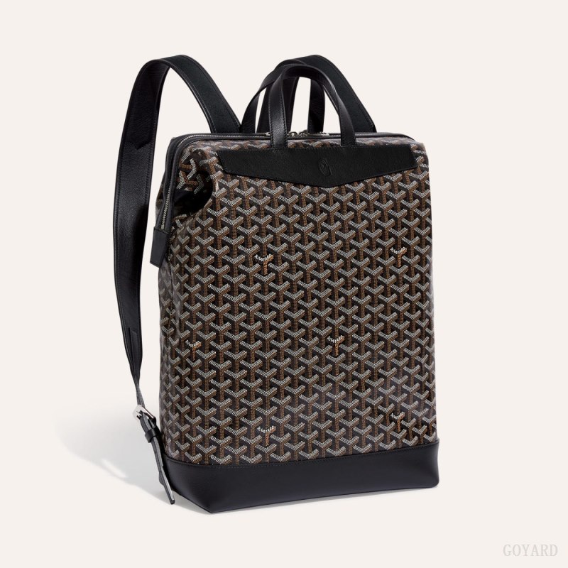 Mochilas Goyard Cisalpin Backpack Pretas | GY-TLB4070