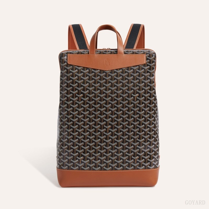 Mochilas Goyard Cisalpin Backpack Pretas Marrom | GY-EWZ1663