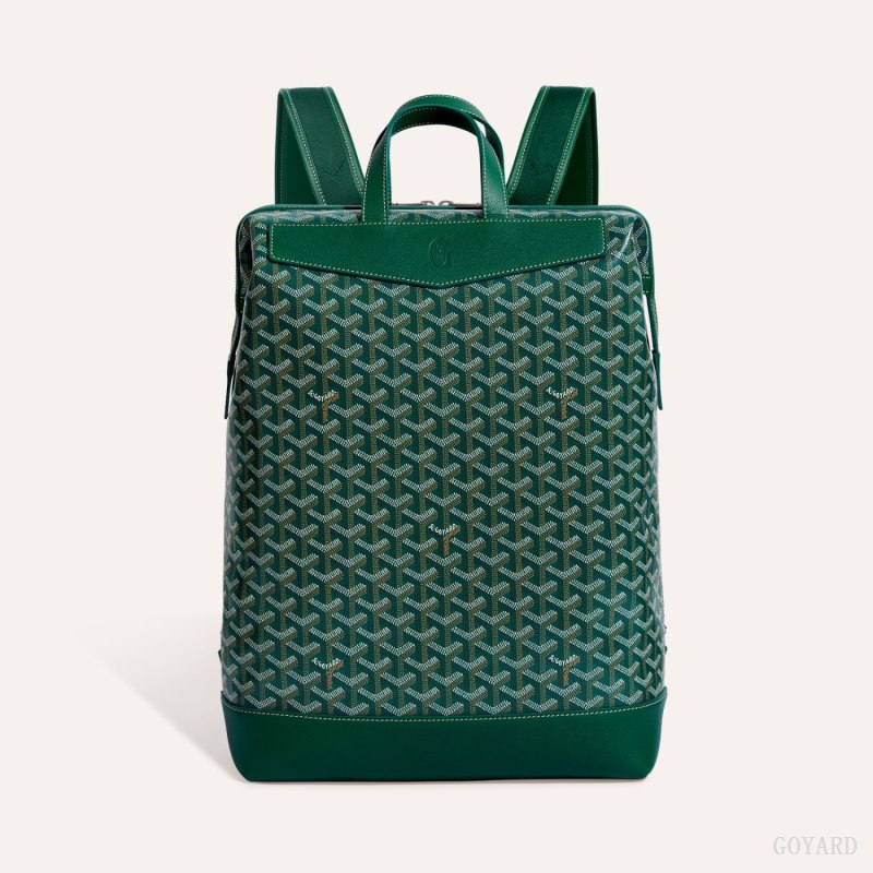 Mochilas Goyard Cisalpin Backpack Verdes | GY-ATX8167