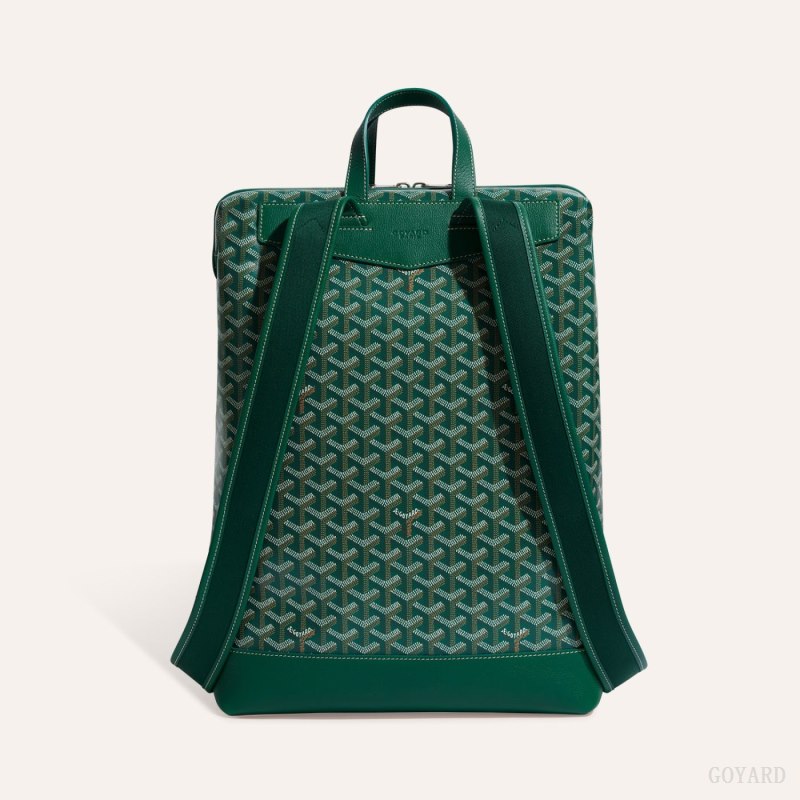 Mochilas Goyard Cisalpin Backpack Verdes | GY-ATX8167