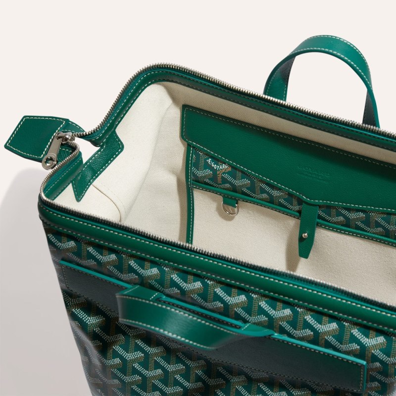 Mochilas Goyard Cisalpin Backpack Verdes | GY-ATX8167