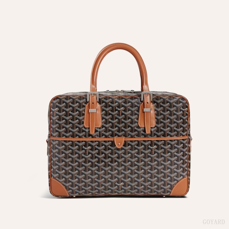 Pasta Goyard Ambassade MM Document Case Pretas Marrom | GY-CJG5702