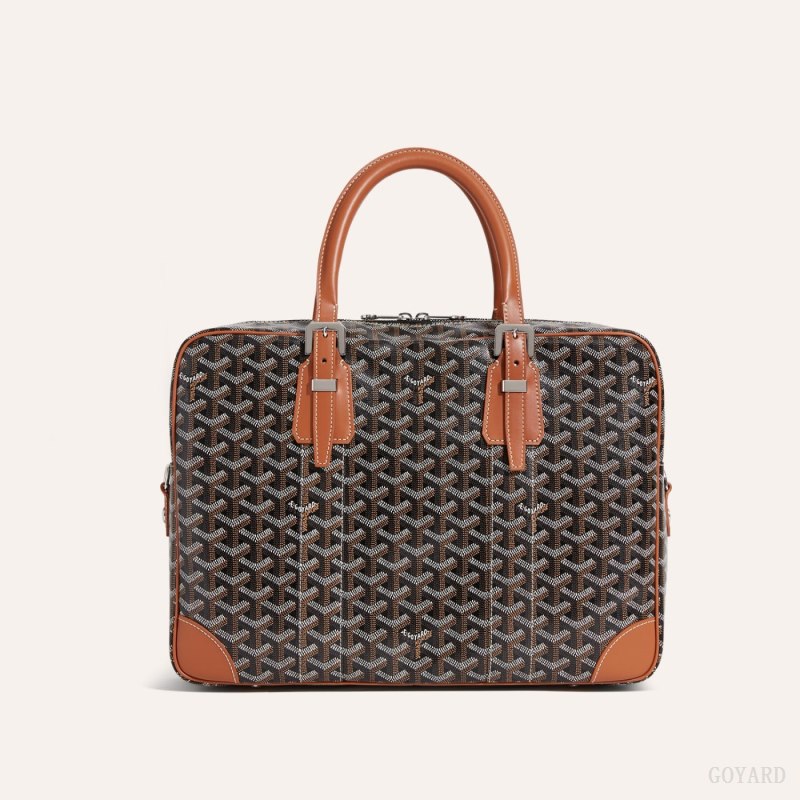 Pasta Goyard Ambassade MM Document Case Pretas Marrom | GY-CJG5702