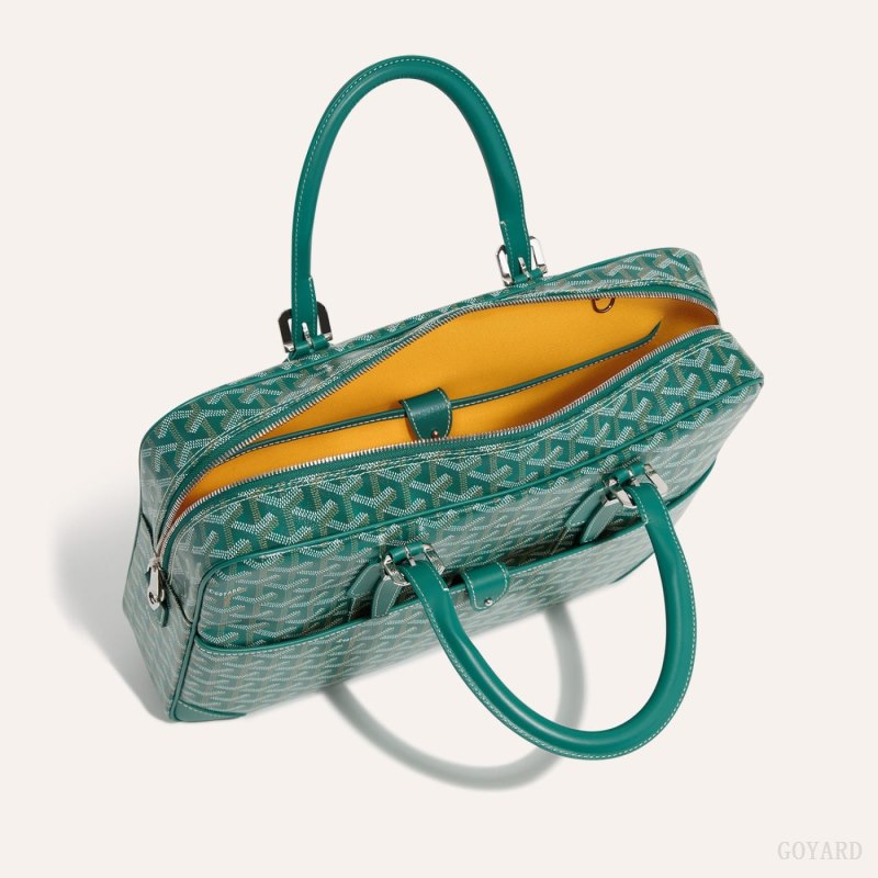 Pasta Goyard Ambassade MM Document Case Verdes | GY-UNM5553