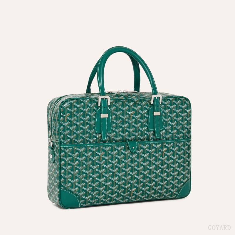 Pasta Goyard Ambassade MM Document Case Verdes | GY-UNM5553
