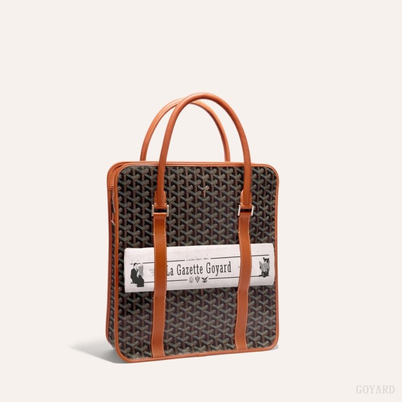 Pasta Goyard BOURGOGNE BAG Pretas Marrom | GY-FMF0102
