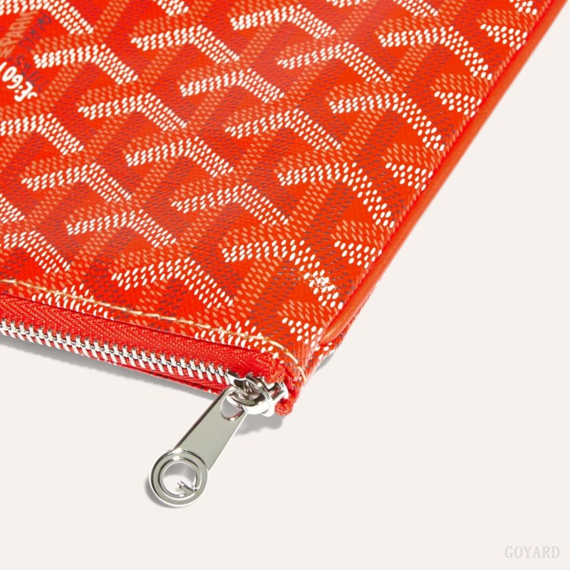 Pequenos Artigos de Couro Goyard SÉNAT PM POCKET Laranja | GY-XGR2497