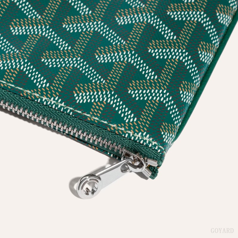 Pequenos Artigos de Couro Goyard SÉNAT PM POCKET Verdes | GY-HQU5501